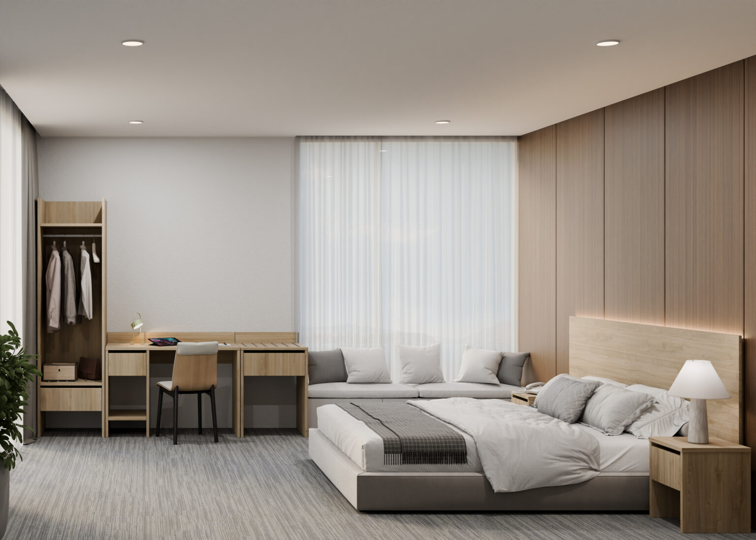 Five essential motel case goods